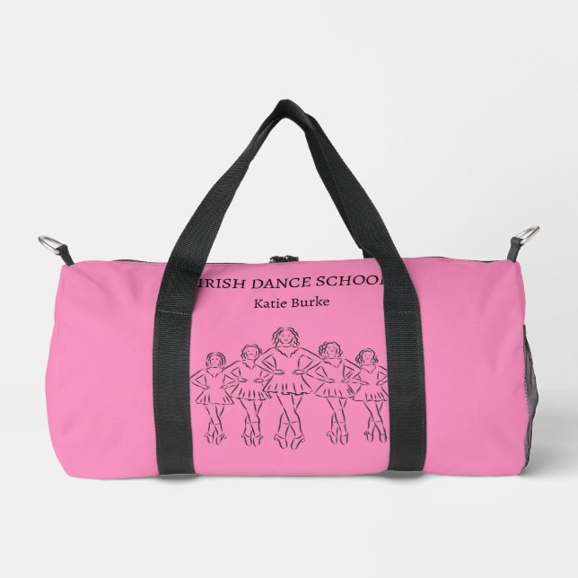  Personalised Irish Dancer Duffle Bag (Front)