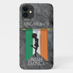Personalised Irish Dancer - Flag of Ireland Dance iPhone 11 Case