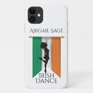 Personalised Irish Dancer - Flag of Ireland Dance  iPhone 11 Case
