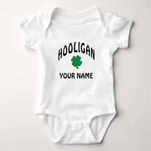 Personalised Irish Hooligan T-Shirt Baby Bodysuit