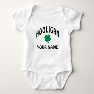 Personalised Irish Hooligan T-Shirt Baby Bodysuit