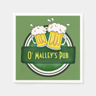 Personalised Irish Pub Napkin