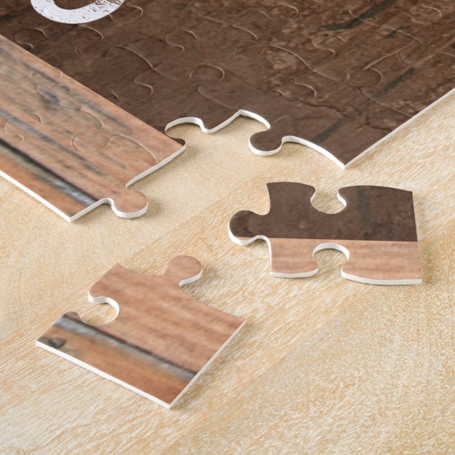 Personalised Irish Pub Old Keg Effect Sign Jigsaw Puzzle (Side)