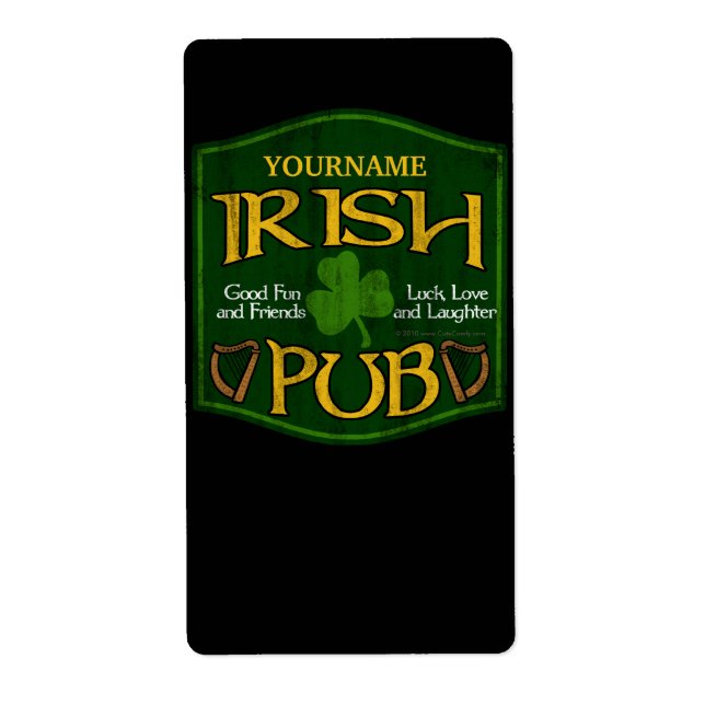 Personalised Irish Pub Sign (Front)