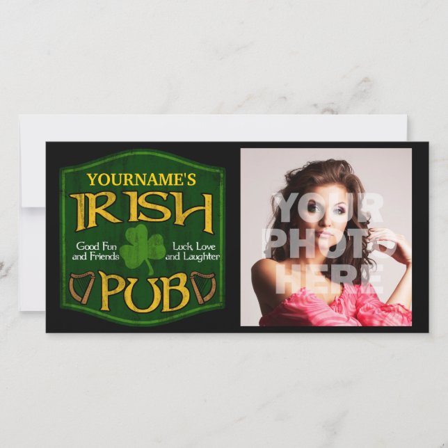 Personalised Irish Pub Sign (Front)