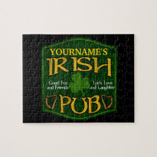 Personalised Irish Pub Sign Jigsaw Puzzle