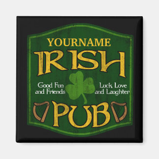 Personalised Irish Pub Sign Magnet