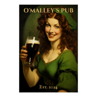 Personalised Irish Pub Sign | St. Patrick's Day