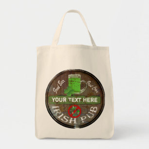 Personalised Irish pub sign Tote Bag