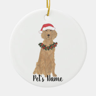 Personalised Irish Setter Ceramic Tree Decoration