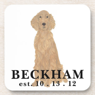 Personalised Irish Setter Coaster