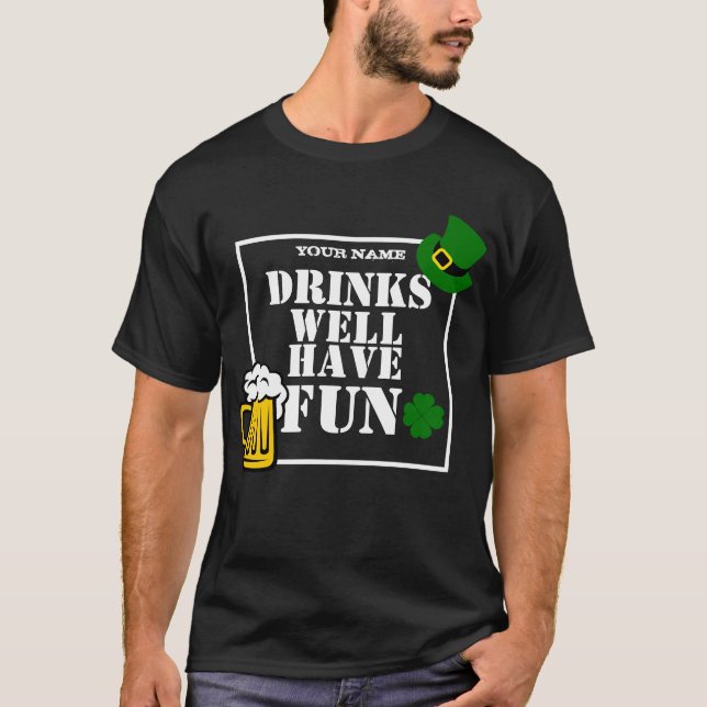 Personalised irish st. patricks day T-Shirt (Front)