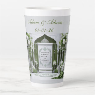 Personalised Islamic Wedding Latte Mug