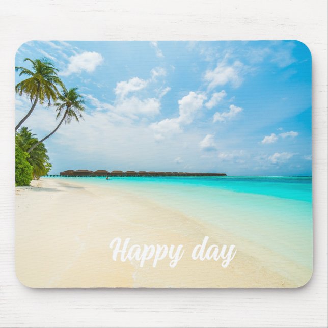  Personalised island vacation souvenir gift Mouse Mat (Front)
