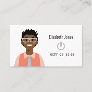 Personalised IT Avatar Business Card