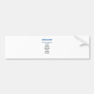 Personalised it!!!!!! bumper sticker