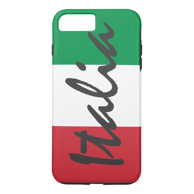 Personalised Italia Flag Case-Mate iPhone Case (Back)