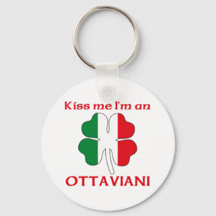 Personalised Italian Kiss Me I'm Ottaviani Key Ring