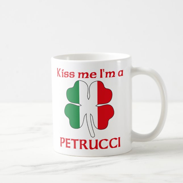 Personalised Italian Kiss Me I'm Petrucci Coffee Mug (Right)