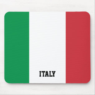 Personalised Italy Flag Mouse Mat