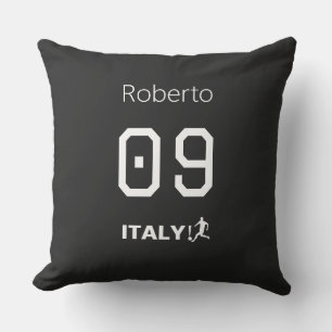 Personalised Italy National Team Professional Mono Cushion