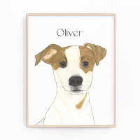 Personalised Jack Russell Terrier Art
