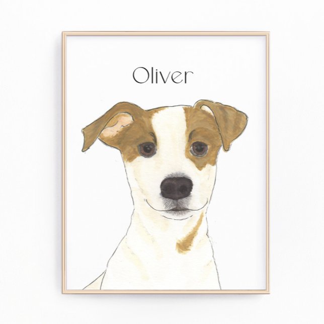 Personalised Jack Russell Terrier Art Photo Print (Creator Uploaded)