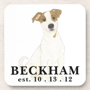Personalised Jack Russell Terrier Coaster