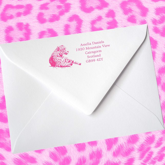 Personalised Jaguar New Home Address Rubber Stamp (Creator Uploaded)