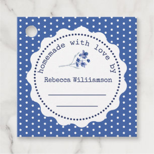 Personalised Jam Canning Homemade with love Favour Tags