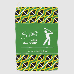Personalised JAMAICA  Golf Towel