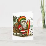 Personalised Jamaican Santa Christmas Card<br><div class="desc">You can personalise the text. Look for more in our store,  including gifts,   for Christmas!</div>