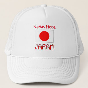 Personalised Japan Flag Heritage Trucker Hat