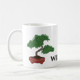 Personalised Japanese Bonsai Tree Coffee Mug