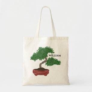 Personalised Japanese Bonsai Tree Tote Bag