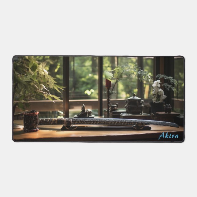 Personalised Japanese Workbench & Garden Desk Mat  (Front)
