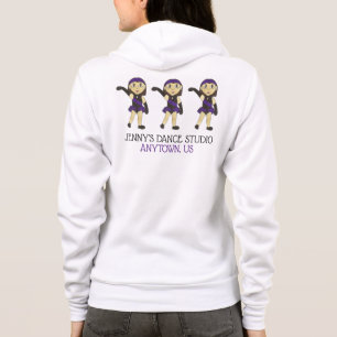 Personalised Jazz Dancer Dance School Studio Hoodie