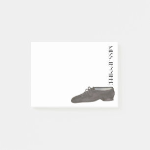 Personalised Jazz Shoe Dance Teacher Choreographer Post-it Notes