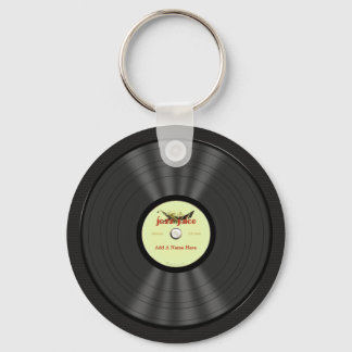 Personalised Jazz Vinyl Record Key Ring
