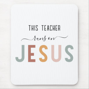 Personalised Jesus faith professions Mouse Mat
