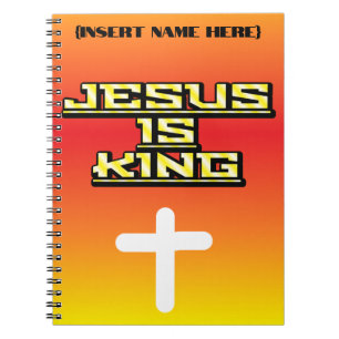 Personalised Jesus is King Prayer Journal