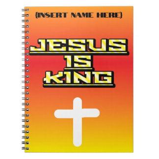 Personalised Jesus is King Prayer Journal