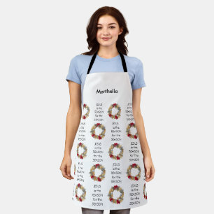 Personalised JESUS IS THE REASON Apron