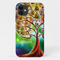 Personalised Jewel Tone Tree of Life Beautiful