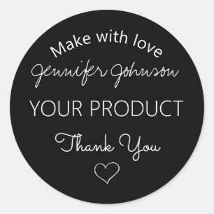 Personalised Jewellery Design Classic Round Sticke Sticker