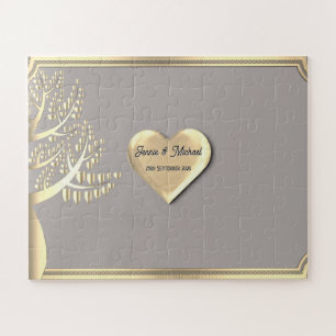 Personalised Jigsaw Puzzle Wedding Guest Book Idea