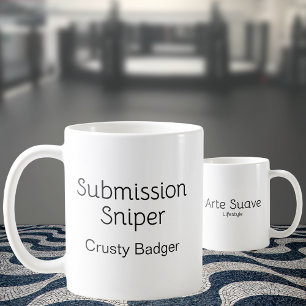 Personalised Jiu Jitsu Submission Sniper  Coffee Mug