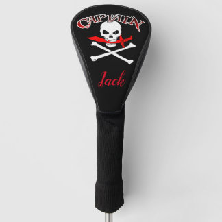 Personalised Jolly Roger (Cutlass)  Golf Head Cover