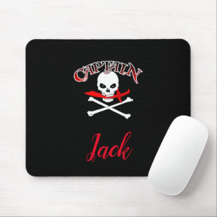 Personalised Jolly Roger (Cutlass)  Mouse Mat