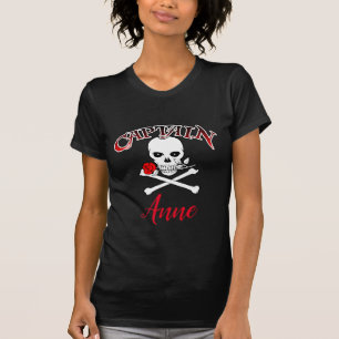 Personalised Jolly Roger (Rose) T-Shirt
